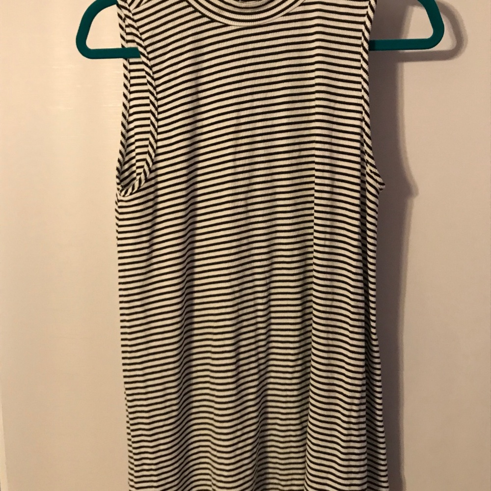 Black and White Stripped long shirt